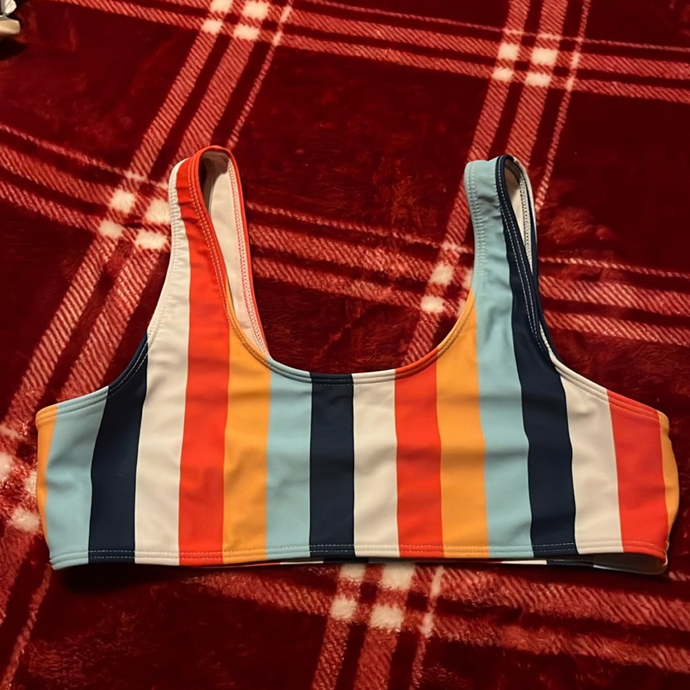 Striped Bikini Top from Shein